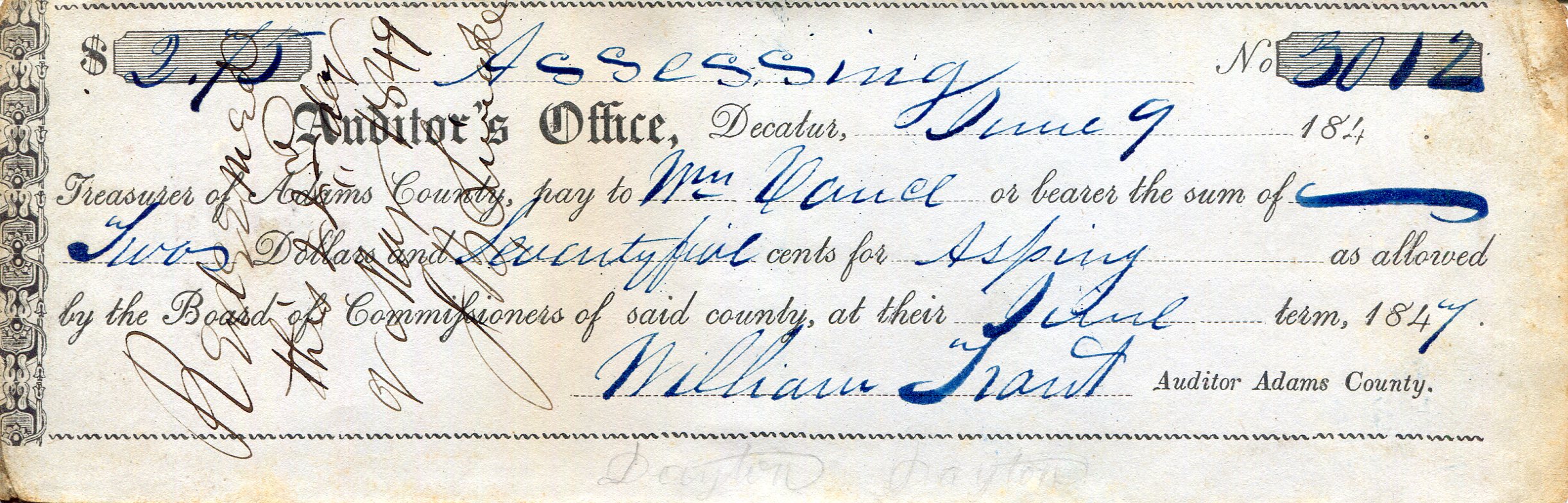 USA - Memorabilia & Miscellaneous items NA Dollars See Scan (ungraded) pick #: NP