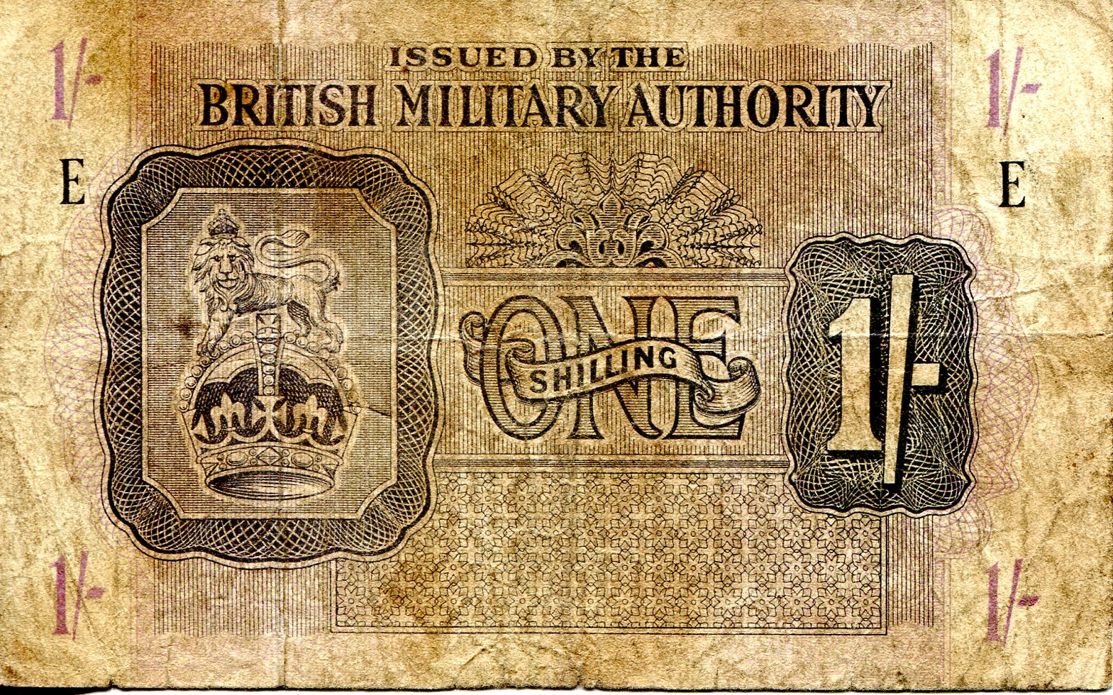 Great Britain 1 Shilling VG- (see scan) pick #: m2