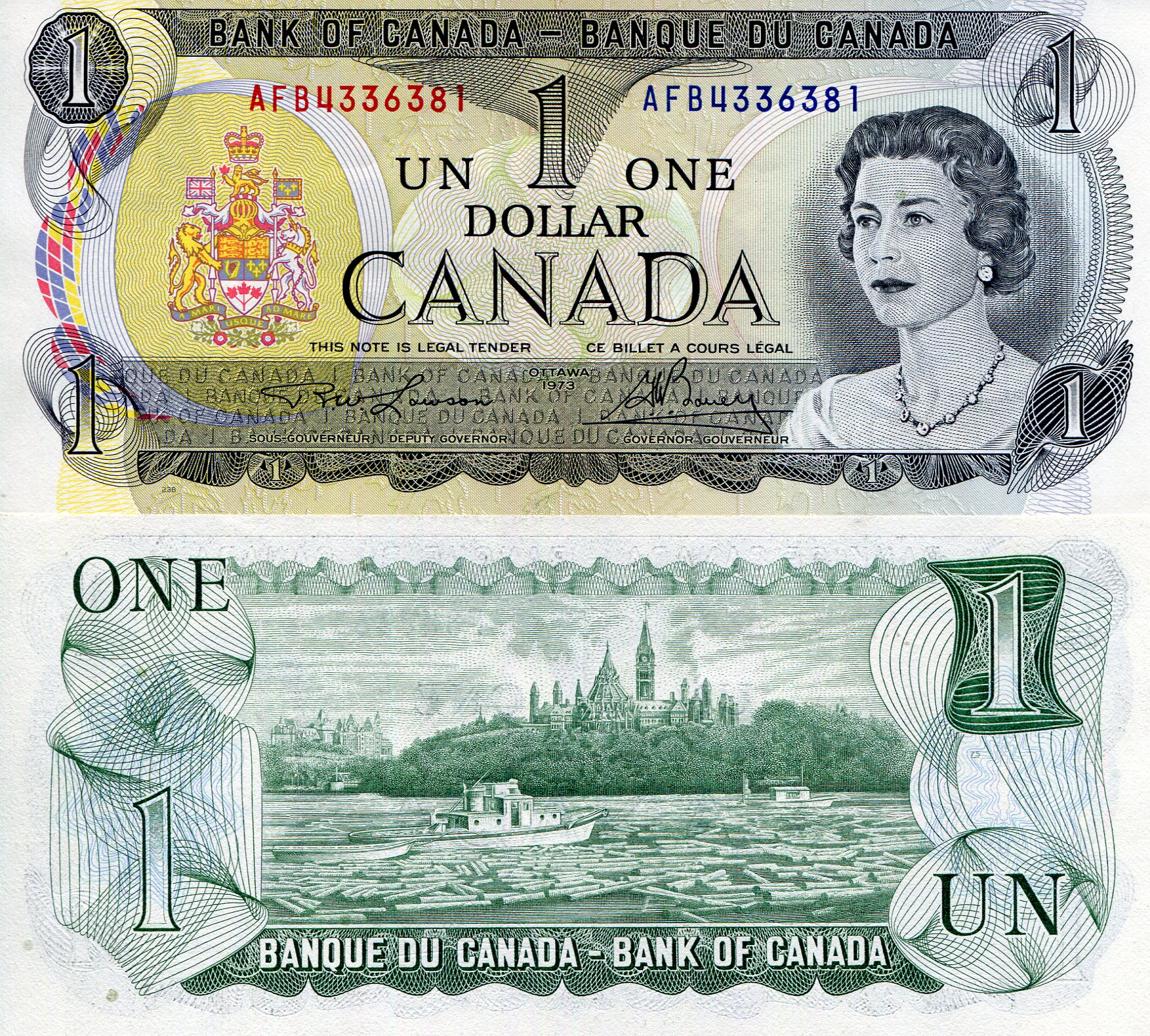 Canada 1 Dollar UNC pick #: 85a