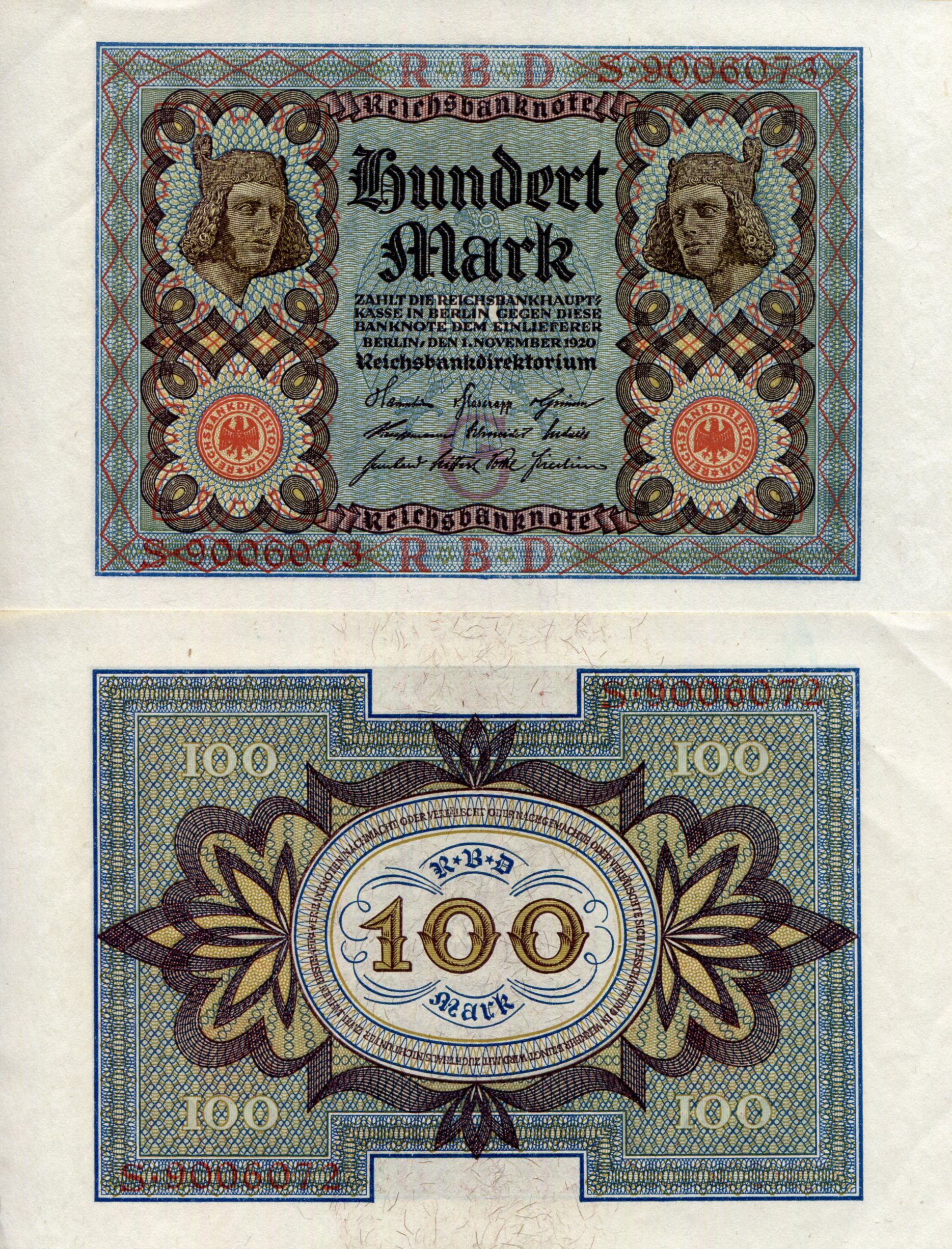 Germany 100 Marks VF+ (See large scan) pick #: 69a19