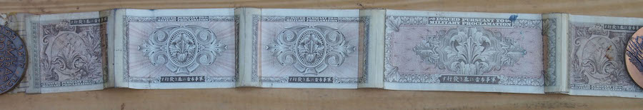 Japan Allied Military Currency 5 Note Snorter Belt