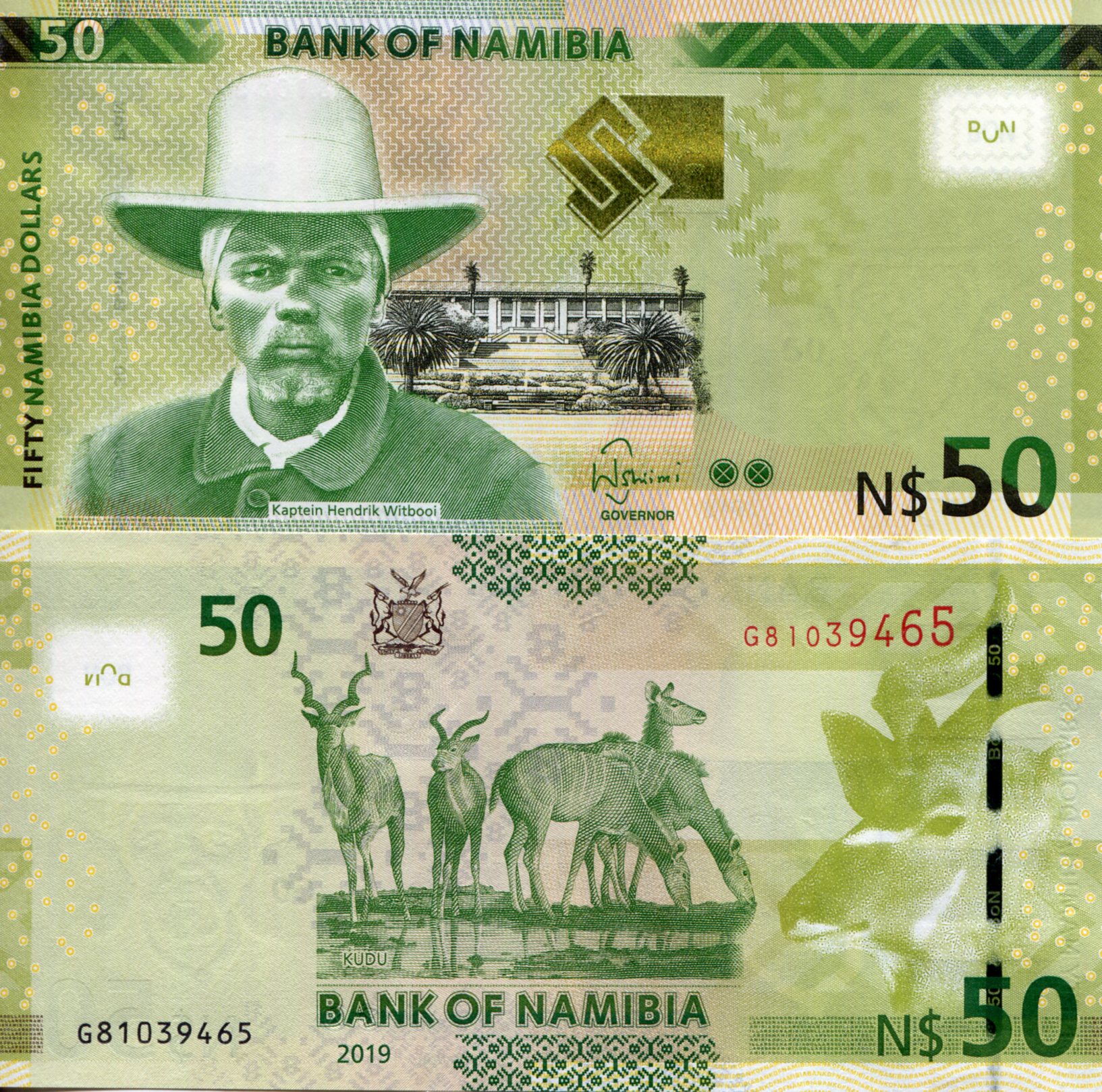 Namibia 50 Dollars UNC pick #: 13c