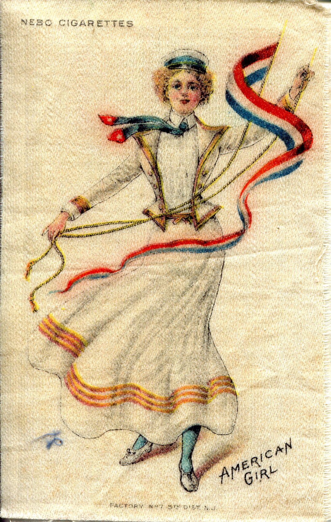 USA - Postcards American girl