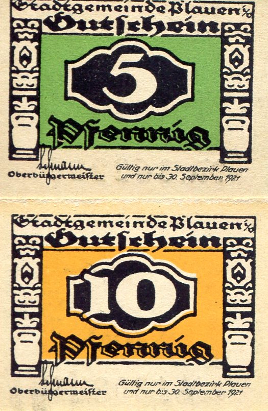 Germany - Notgeld 5, 10 Pfennig XF pick #: NP