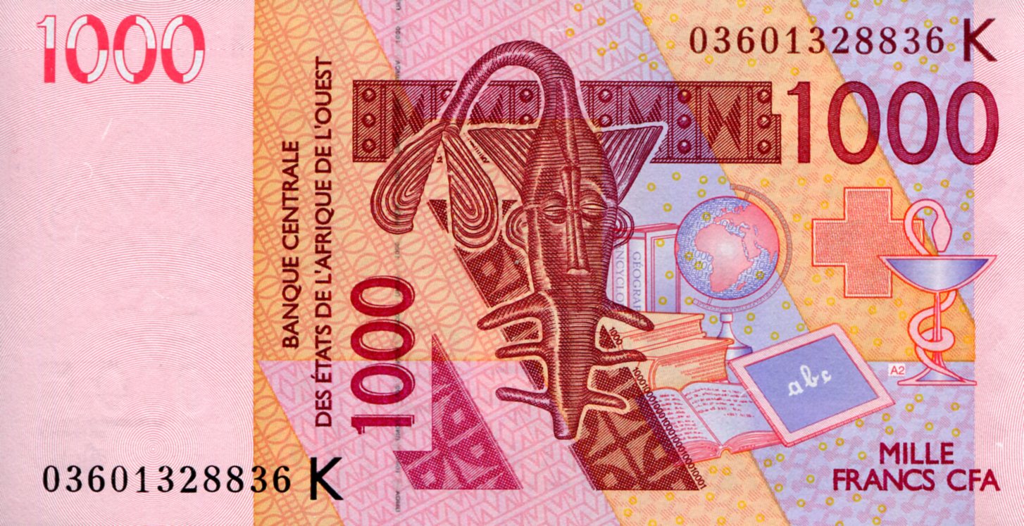 Senegal 1,000 Francs UNC pick #: 715Ka
