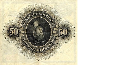 Sweden 50 Kronor F/VG (see scan) pick #: 35af
