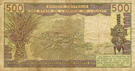 Niger 500 Francs VG (See large scan) pick #: 606Hh