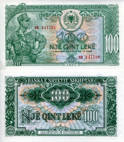 Albania 100 Leke Pick Number: 30b aUNC/XF (see large scan) Banknote