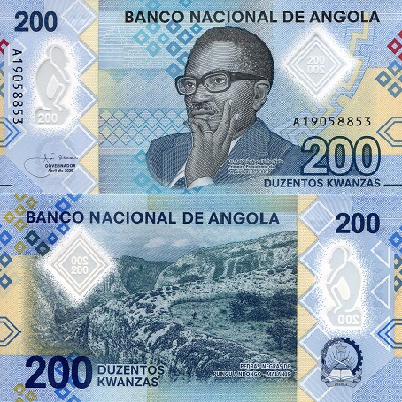 Angola 200 Kwanzas Pick Number: New UNC Banknote