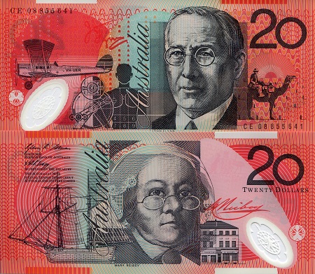 Australia  20 Dollars Pick Number: 59f UNC Banknote