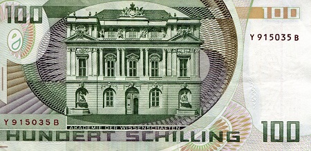 Austria 100 Shillings VF (See large scan) pick #: 150a