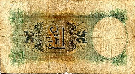 Great Britain 2 and 6 Shillings and Pence VG/Poor (see scan) pick #: m3