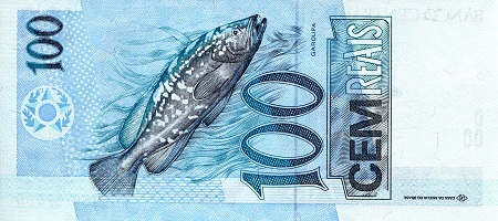 Brazil 100 Reais UNC pick #: 247a
