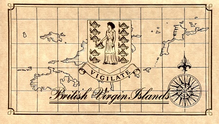 British Virgin Islands 10 Dollar New Coin - in protected cover Coin