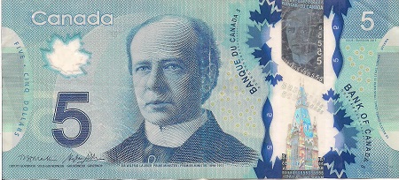 Canada 5 Dollars Pick Number: 106b F/VG (see large scan) Banknote