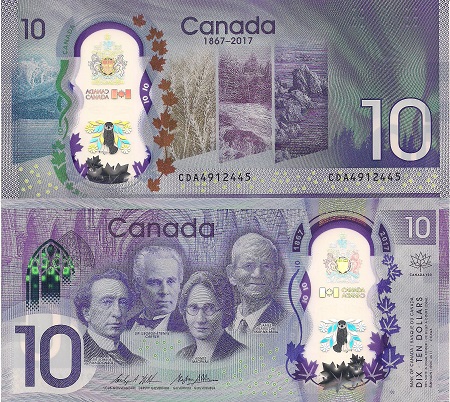 Canada 10 Dollars Pick Number: 112 UNC Banknote