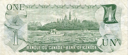 Canada 1 Dollar F (See large scan) pick #: 85c