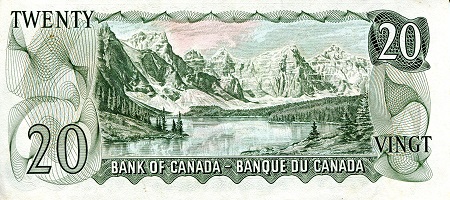 Canada 20 Dollars VF (see scan) pick #: 89b