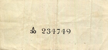 Ceylon 10 Cents F+ (See large scan) pick #: 43a