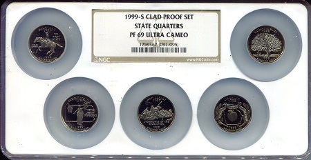 USA - Current Issues 1 Dollar Gem (case has a little dirt)