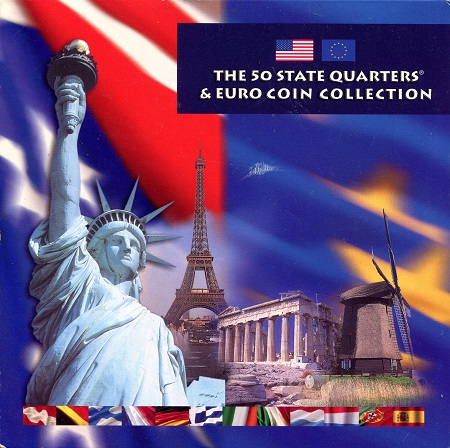 European Union 1 (25) Euro (Cents) Coins - Gem (Presentation cover - minor wear) Coin Set