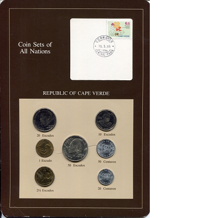 Cape Verde 1 - 50 Escudos/Centavos UNC - Board may have some wear - see large scan