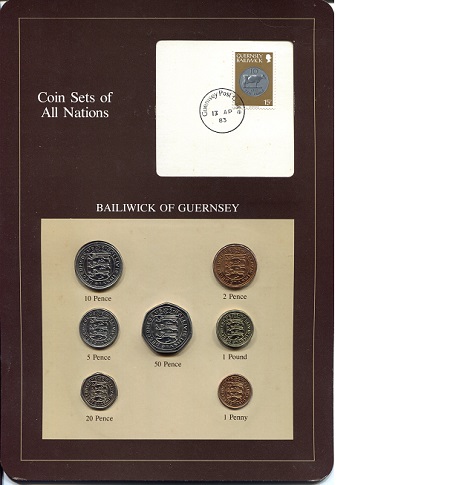 Guernsey 1-1 Penny-Pound UNC (Board may have some wear - see large scan)