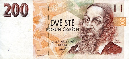 Czech Republic 200 Korun Pick Number: 6a F/VG (see large scan) Banknote