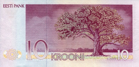 Estonia  10 Krooni UNC pick #: 72a