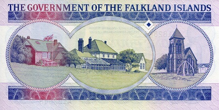 Falkland Islands 1 Pound aUNC pick #: 13a