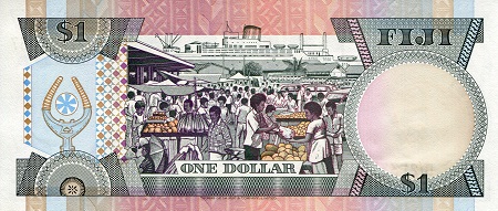 Fiji 1 Dollar UNC pick #: 89a