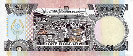 Fiji 1 Dollar UNC pick #: 89a