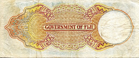 Fiji 5 Shillings F (see large scan) pick #: 37e