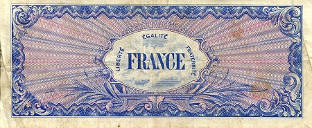 France 100 Francs VG (Stain - See large scan) pick #: 118