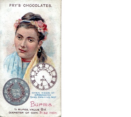 Burma Fry's Cigarette Card Good