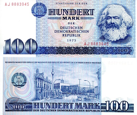 Germany, East (GDR) 100 Mark Pick Number: 31b UNC Banknote