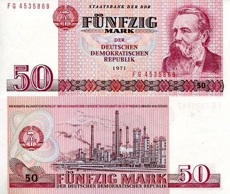 Germany, East (GDR) 50 Mark Pick Number: 30b UNC Banknote