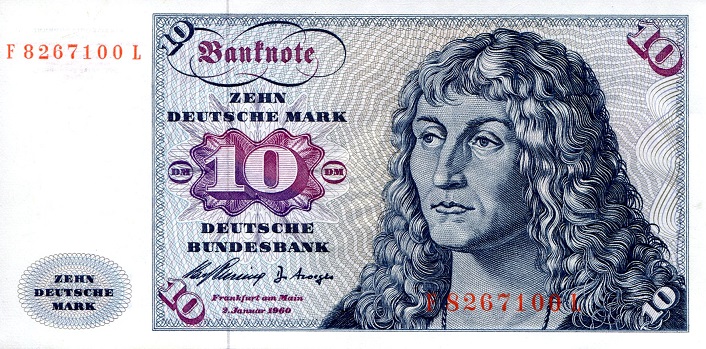 Germany, West (FDR) 10 Marks Pick Number: 19 UNC Banknote