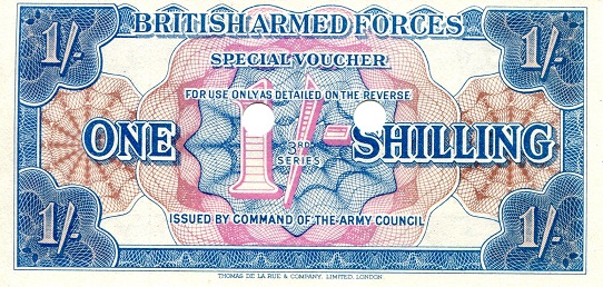 Great Britain 1 Shilling Pick Number: m26b aUNC Banknote