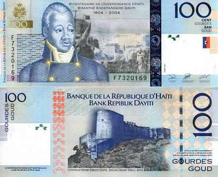 Haiti 100 Gourdes Pick Number: 275a UNC Banknote