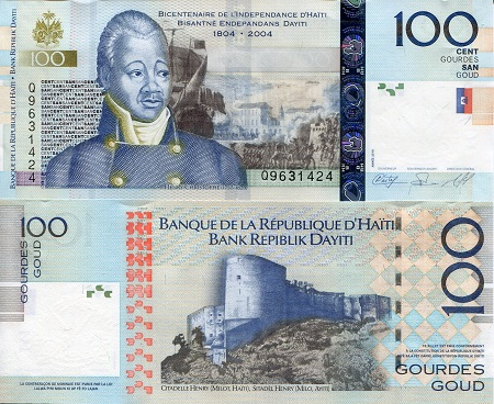 Haiti 100 Gourdes Pick Number: 275c UNC Banknote