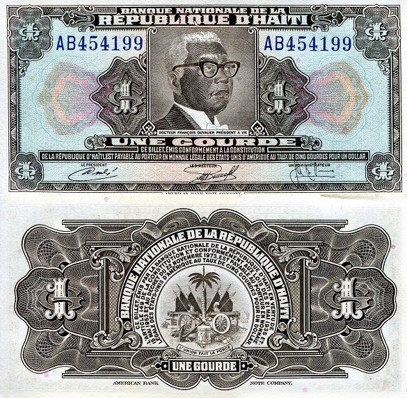Haiti 1 Gourde Pick Number: 200 UNC Banknote