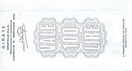 Italy (Emergency Issue) 100 Lire aUNC pick #: be1449