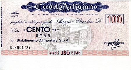 Italy (Emergency Issue) 100 Lire Pick Number: be1787 aUNC/XF Banknote