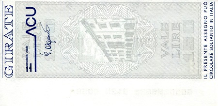 Italy (Emergency Issue) 150 Lire aUNC pick #: be6668