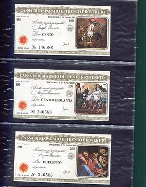 Italy (Emergency Issue) Varies Varies UNC (albums small wear) pick #: NP