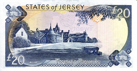 Jersey 20 Pounds XF/VF (see large scan) pick #: 29