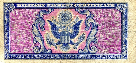 USA - Military 50 Cents F/VG (See large scan) pick #: m25