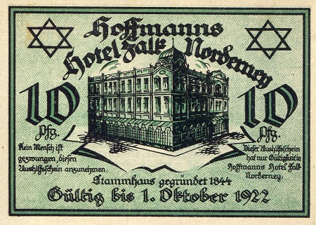 Germany - Notgeld 10 Pfennig Pick Number: NP aUNC Banknote
