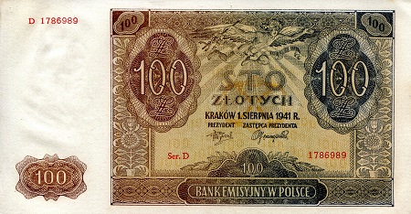 Poland 100 Zlotych Pick Number: 103 VF+ (see large scan) Banknote